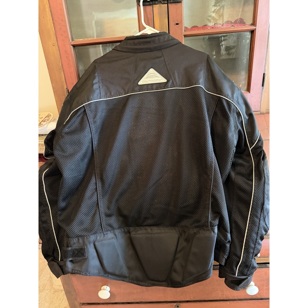 Tour master Flex 2 Motorcycle Jacket Men's XXL 48 Black Mesh W/ Quilted Liner - Picture 5 of 5